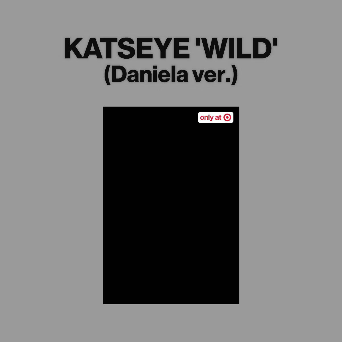 Imagen del CD KATSEYE – WILD de Oh My Cd! con portada que muestra arte de corazón salvaje en la versión exclusiva Wild Heart.