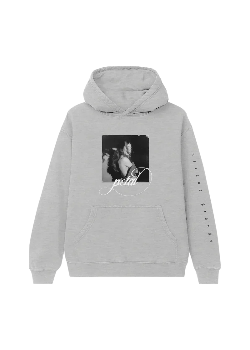 Ariana Grande – petal Hoodie (Gray) - Oh My Cd!