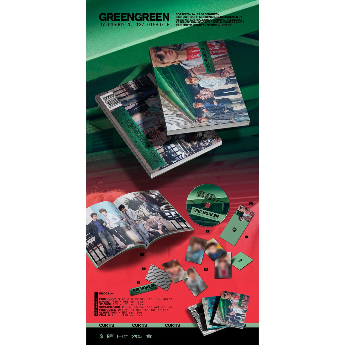 CORTIS – GREENGREEN (BRIDGE Ver.) (Walmart Exclusive CD) - Oh My Cd!