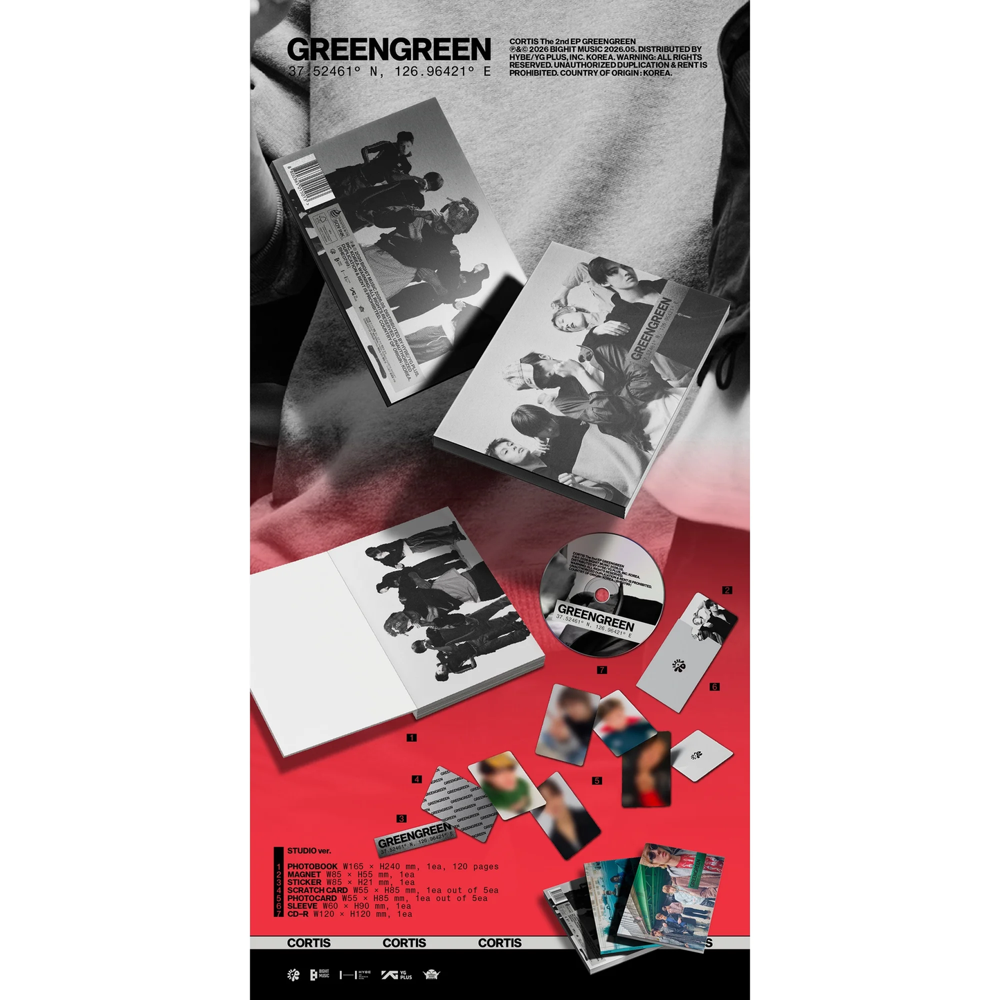 CORTIS – GREENGREEN (STUDIO Ver.) (Walmart Exclusive CD) - Oh My Cd!