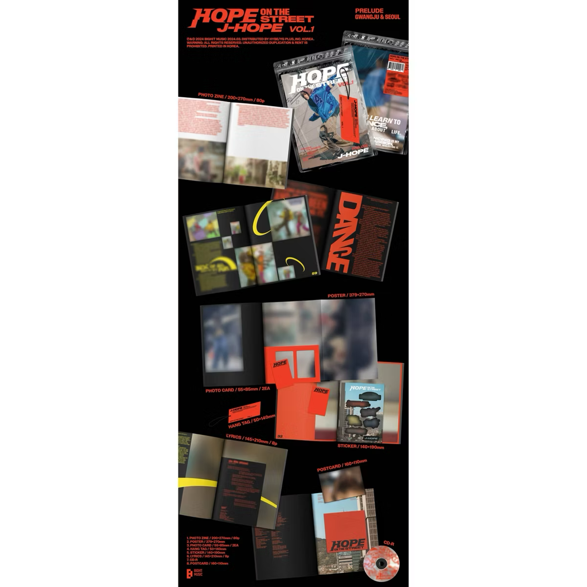 j-hope (BTS) – HOPE ON THE STREET VOL.1 (Target Exclusive CD) - Oh My Cd!