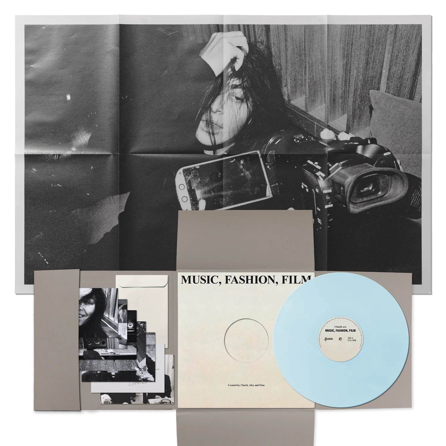 Charli XCX – Music, Fashion, Film (Baby Blue Vinyl) - Oh My Cd!