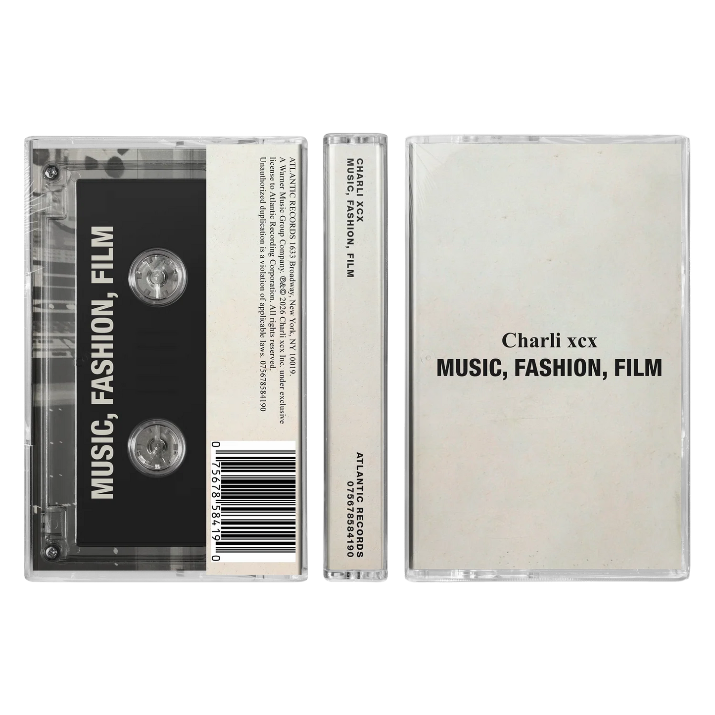 Charli XCX – Music, Fashion, Film (Cassette) - Oh My Cd!