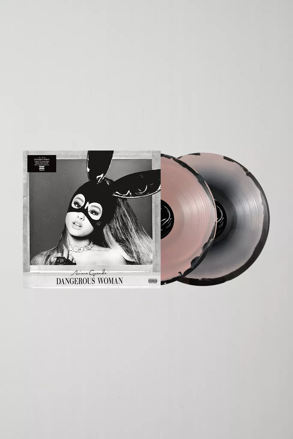 Ariana Grande – Dangerous Woman (Urban Outfitters Exclusive Pink & Black Swirl Vinyl 2LP) - Oh My Cd!