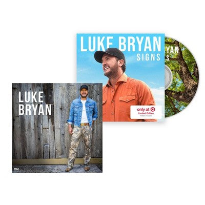 Luke Bryan - Signs, portada del CD Target Exclusive de Oh My Cd!