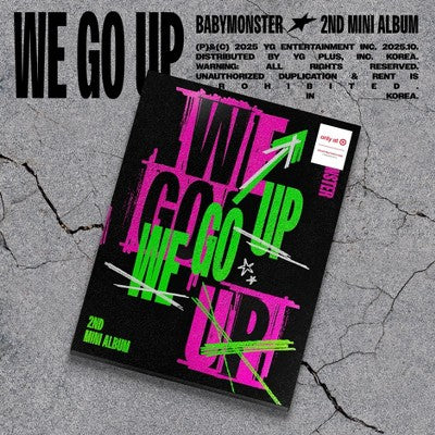 BABYMONSTER - WE GO UP GO Ver, portada del CD Target Exclusive de Oh My Cd!