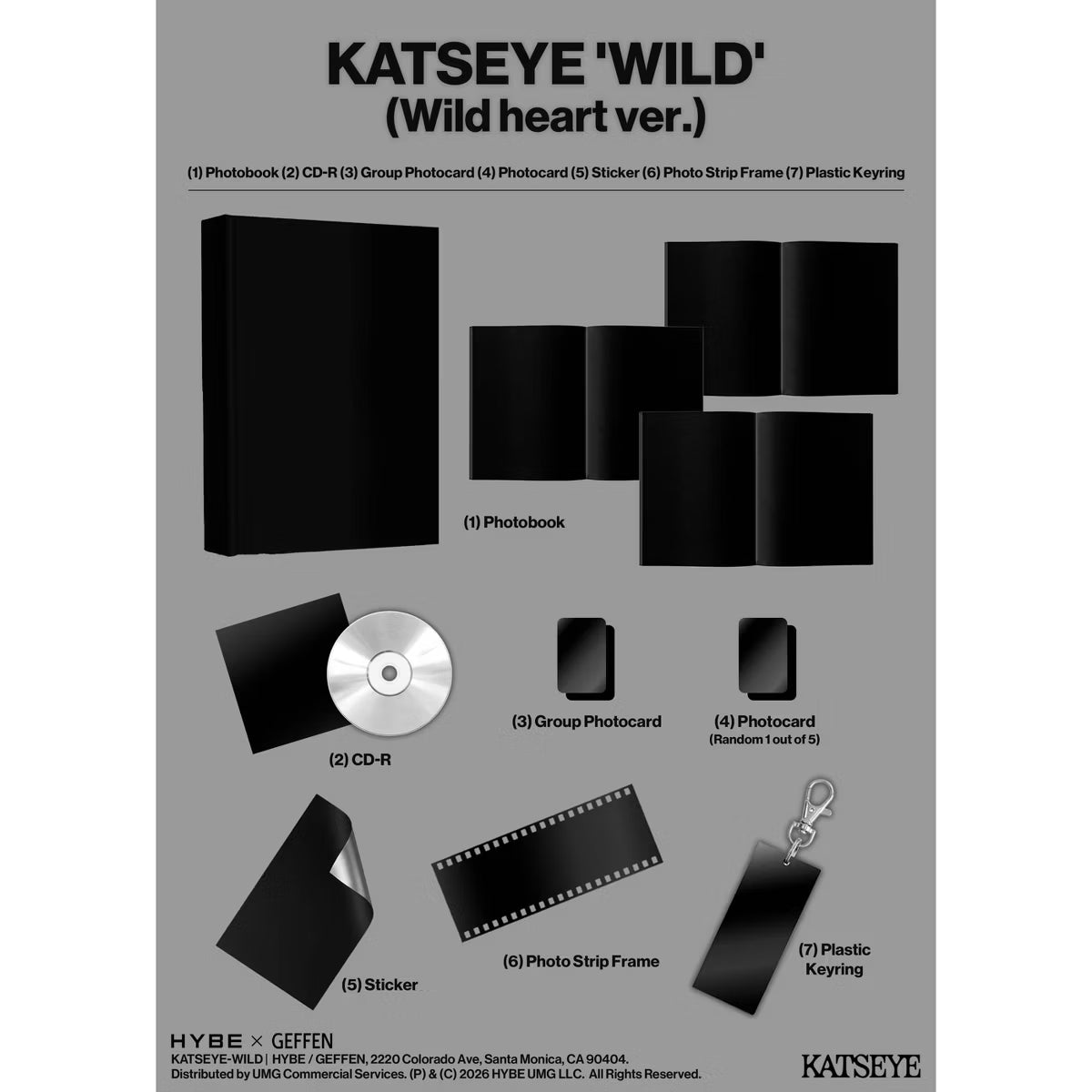 KATSEYE – WILD (CD Exclusive Wild Heart Ver.)
