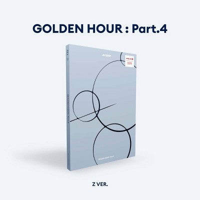 ATEEZ - GOLDEN HOUR Part.4 Z Ver, portada del CD Target Exclusive de Oh My Cd!