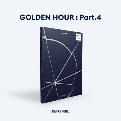 ATEEZ - GOLDEN HOUR Part.4 DIARY Ver, portada del CD Target Exclusive de Oh My Cd!