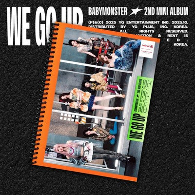 BABYMONSTER - WE GO UP UP Ver, portada del CD Target Exclusive de Oh My Cd!
