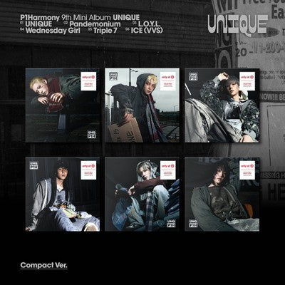 P1Harmony - UNIQUE, portada del CD Target Exclusive de Oh My Cd!