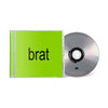 Portada del CD "Brat" de Charli XCX, con arte colorido y moderna, en formato digital de Oh My Cd!