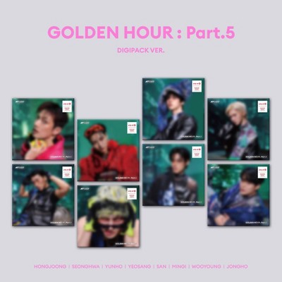 ATEEZ - GOLDEN HOUR Part.5 Digipack, portada del CD Target Exclusive de Oh My Cd!