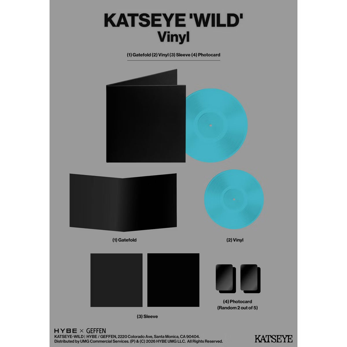 KATSEYE – WILD (Vinilo Target Exclusive Blizzard + Bonus Track)
