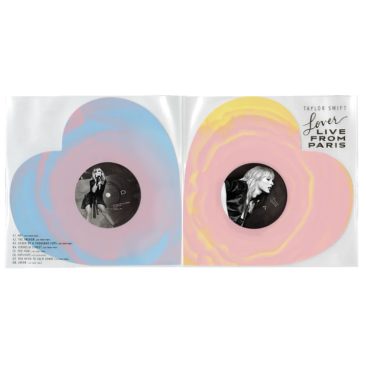 Taylor Swift – Lover (Live From Paris) (Vinilo 2LP Heart Shaped Colored) - Oh My Cd!