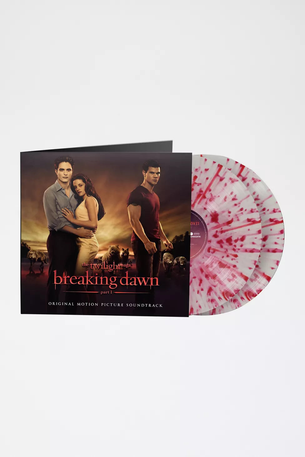 The Twilight Saga: Breaking Dawn – Part 1 (Original Motion Picture Soundtrack) – Urban Outfitters Exclusive Red Blood Splatter 2LP - Oh My Cd!