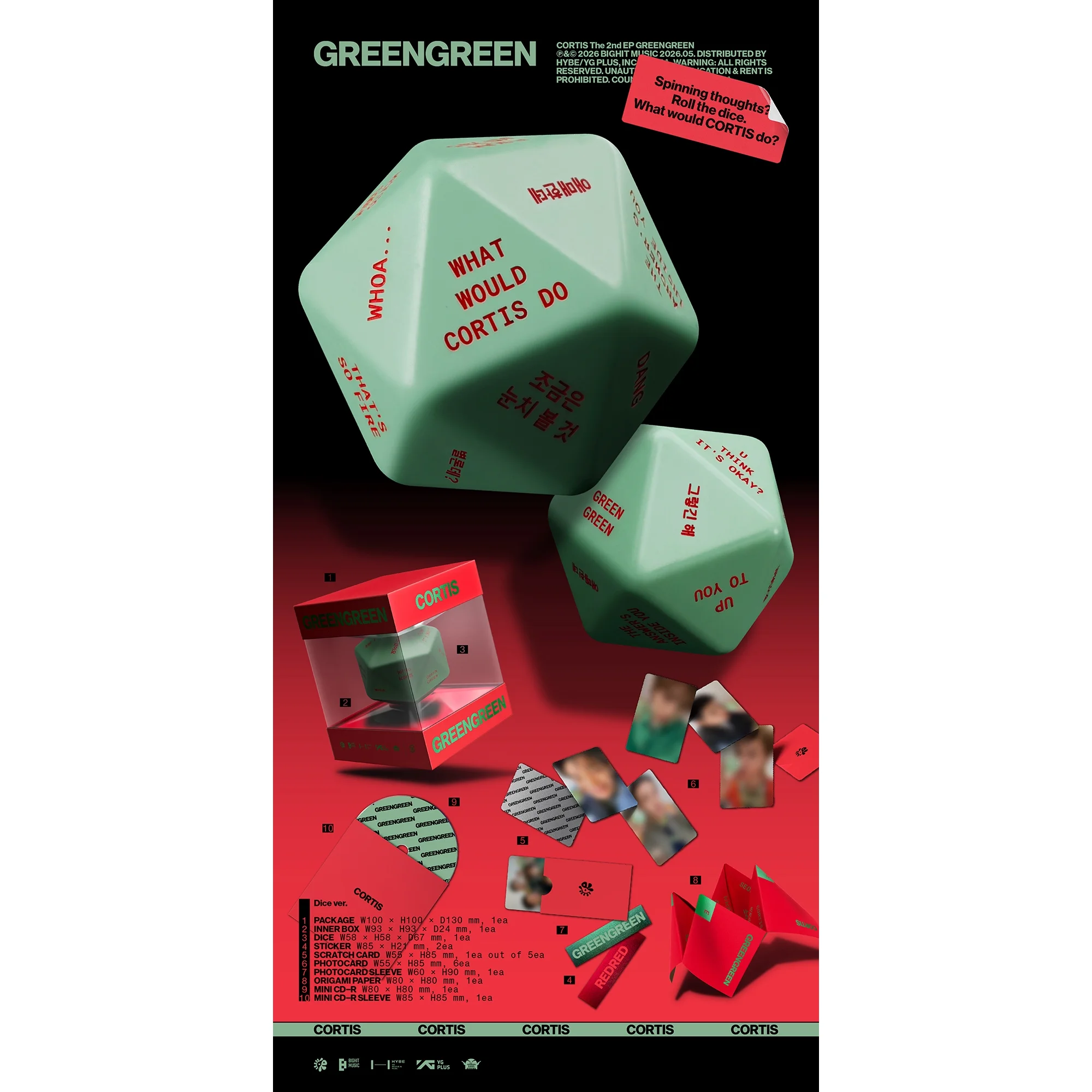 CORTIS – GREENGREEN The 2nd EP (DICE Version) - Oh My Cd!