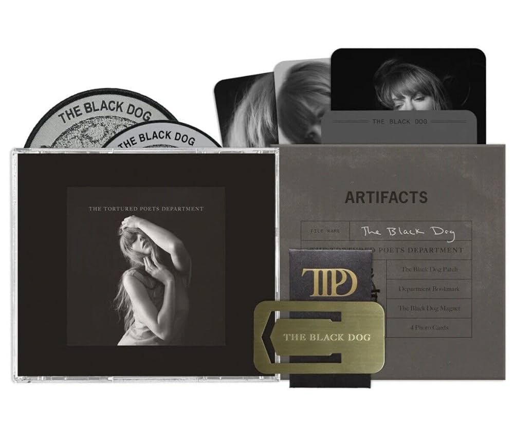 Taylor Swift – The Tortured Poets Department: The Black Dog (Limited Deluxe Collector’s Edition CD) - Oh My Cd!