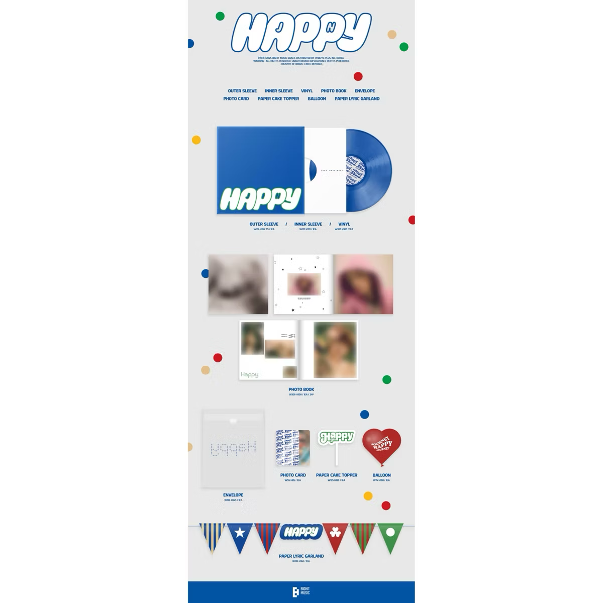 Jin (BTS) – Happy (Vinilo) - Oh My Cd!