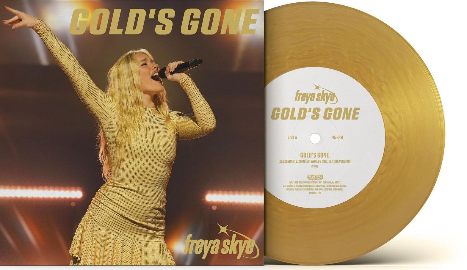 Freya Skye – Gold’s Gone (Barnes & Noble Exclusive Gold 7” Single) - Oh My Cd!